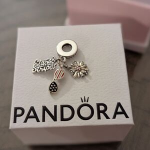 Pandora America Patriotic Charm